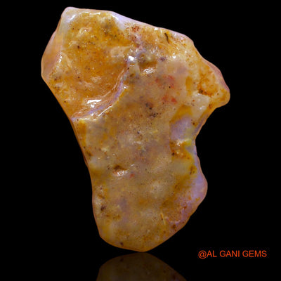 22.00 Cts Natural Australian Fire Opal Loose Gemstone Fancy Rough 33x22x6 mm RA-503