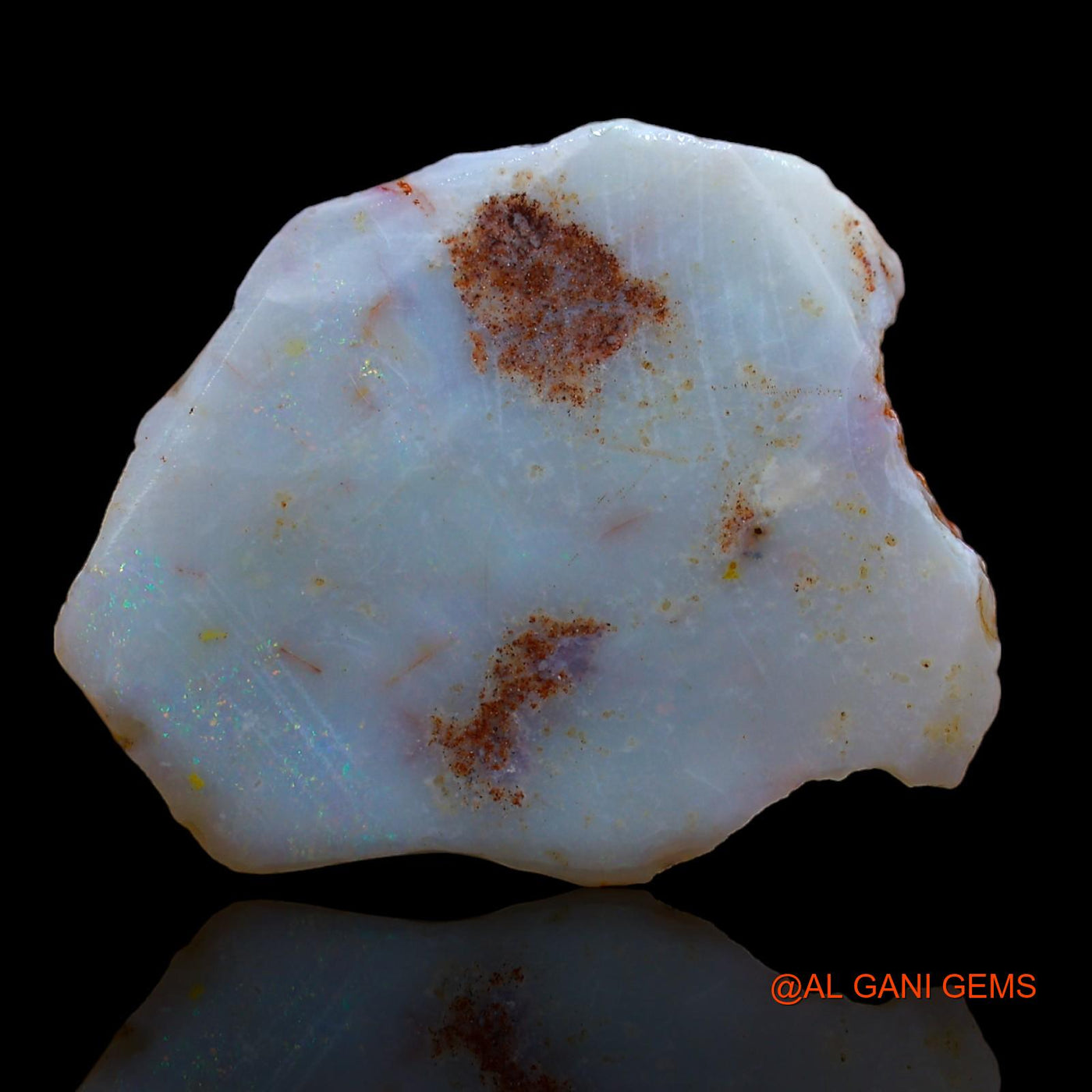 21.00 Cts Natural Australian Fire Opal Fancy Rough Loose Gemstone For Jewelry 29x23x5 mm RA-504