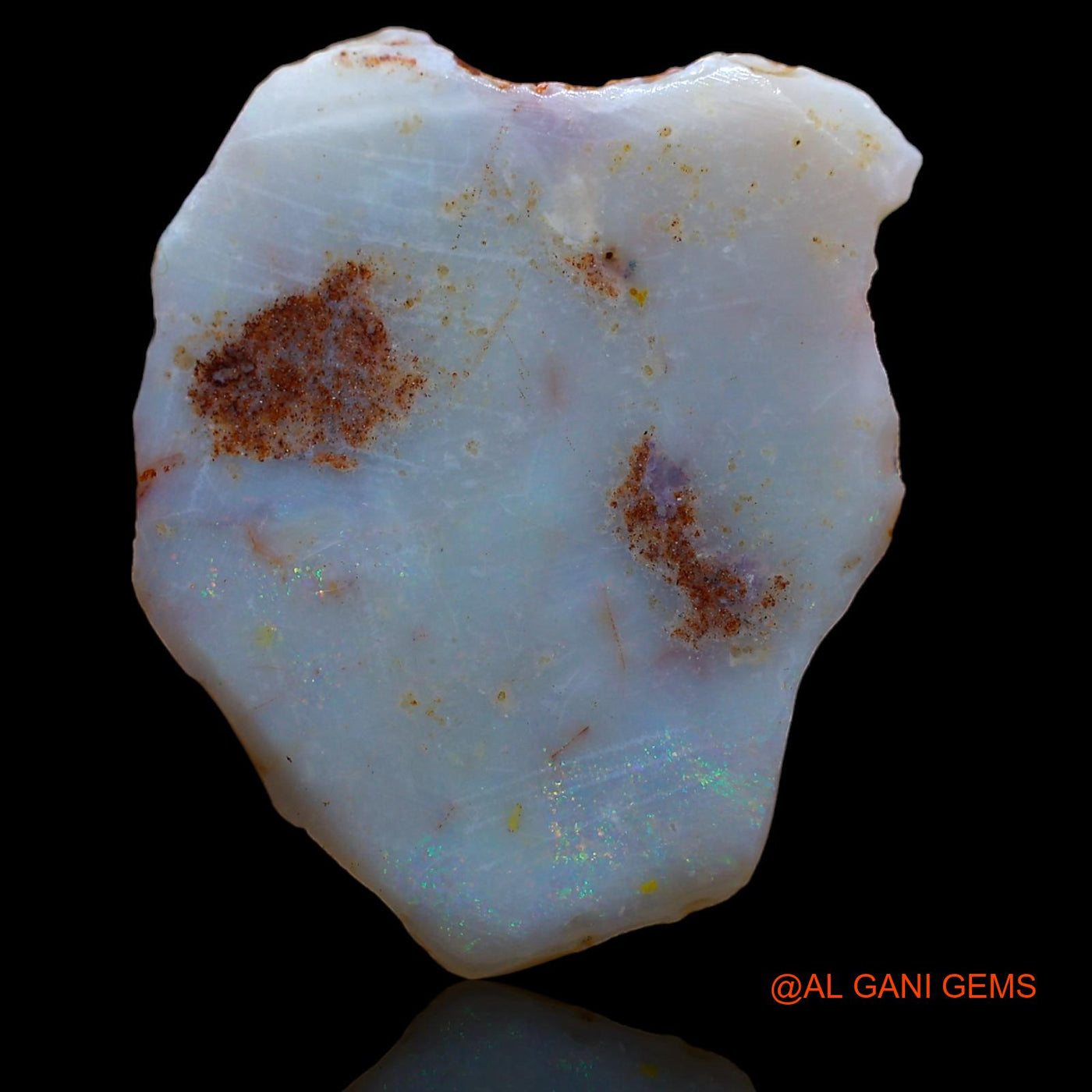 21.00 Cts Natural Australian Fire Opal Fancy Rough Loose Gemstone For Jewelry 29x23x5 mm RA-504