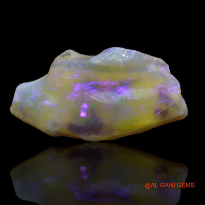 Natural Untreated Fire Opal Loose Gemstone Fancy Rough From Australia 21.00 Cts 34x17x7 mm RA-505