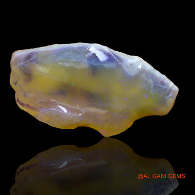 Natural Untreated Fire Opal Loose Gemstone Fancy Rough From Australia 21.00 Cts 34x17x7 mm RA-505