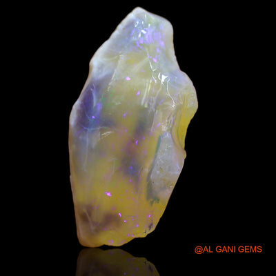 Natural Untreated Fire Opal Loose Gemstone Fancy Rough From Australia 21.00 Cts 34x17x7 mm RA-505
