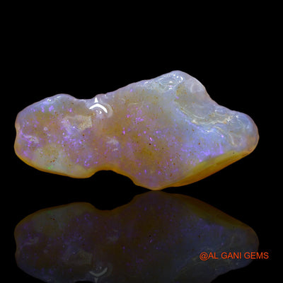 Natural Fire Opal Gemstone 20.00 Cts Loose Fancy Rough From Australia 38x18x6 mm RA-506