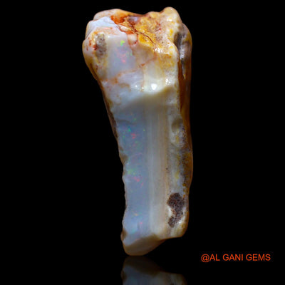 23.00 Cts Natural Australian Fire Opal Loose Gemstone Fancy Rough 25x21x9 mm RA-508