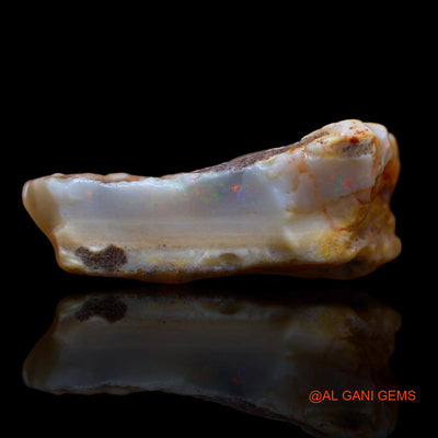 23.00 Cts Natural Australian Fire Opal Loose Gemstone Fancy Rough 25x21x9 mm RA-508