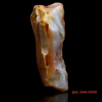 23.00 Cts Natural Australian Fire Opal Loose Gemstone Fancy Rough 25x21x9 mm RA-508