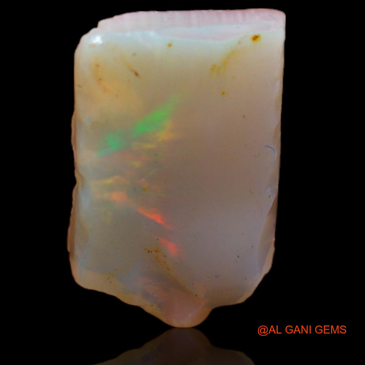 3.75 Cts Natural Australian Fire Opal Loose Gemstone Fancy Rough 13x9x5 mm RA-50