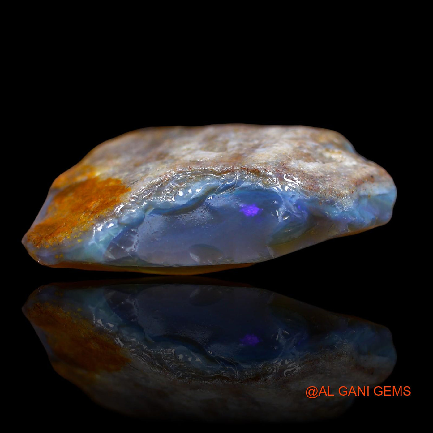 34.00 Cts Natural Australian Fire Opal Loose Gemstone Fancy Rough 31x20x10 mm RA-510