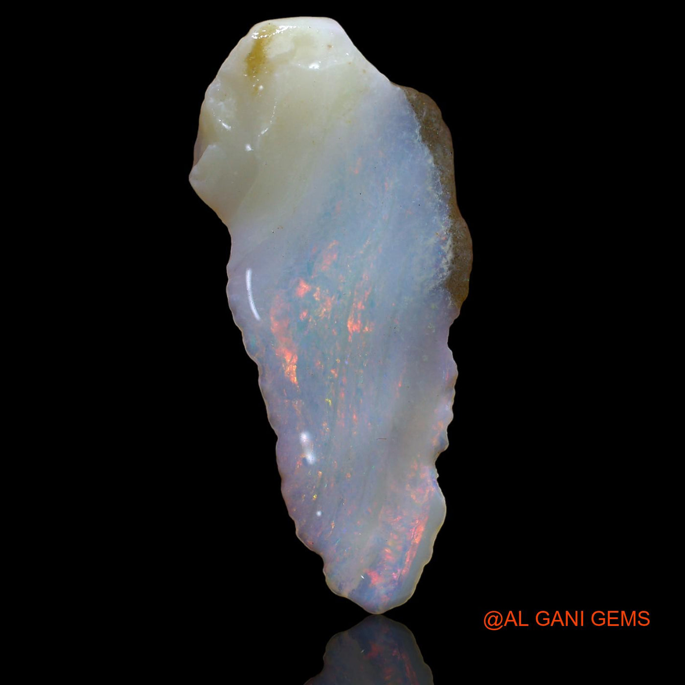 10.00 Cts Natural Australian Fire Opal Loose Gemstone Fancy Rough 39x17x4 mm RA-511