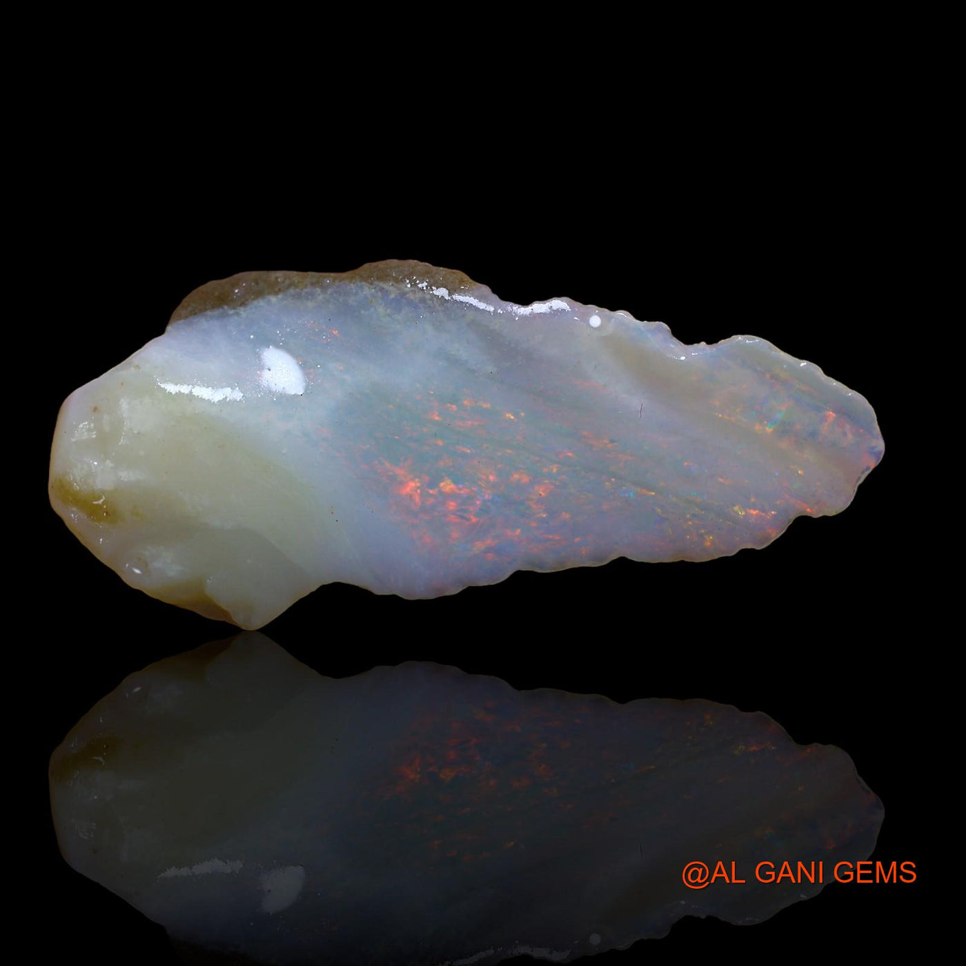 10.00 Cts Natural Australian Fire Opal Loose Gemstone Fancy Rough 39x17x4 mm RA-511