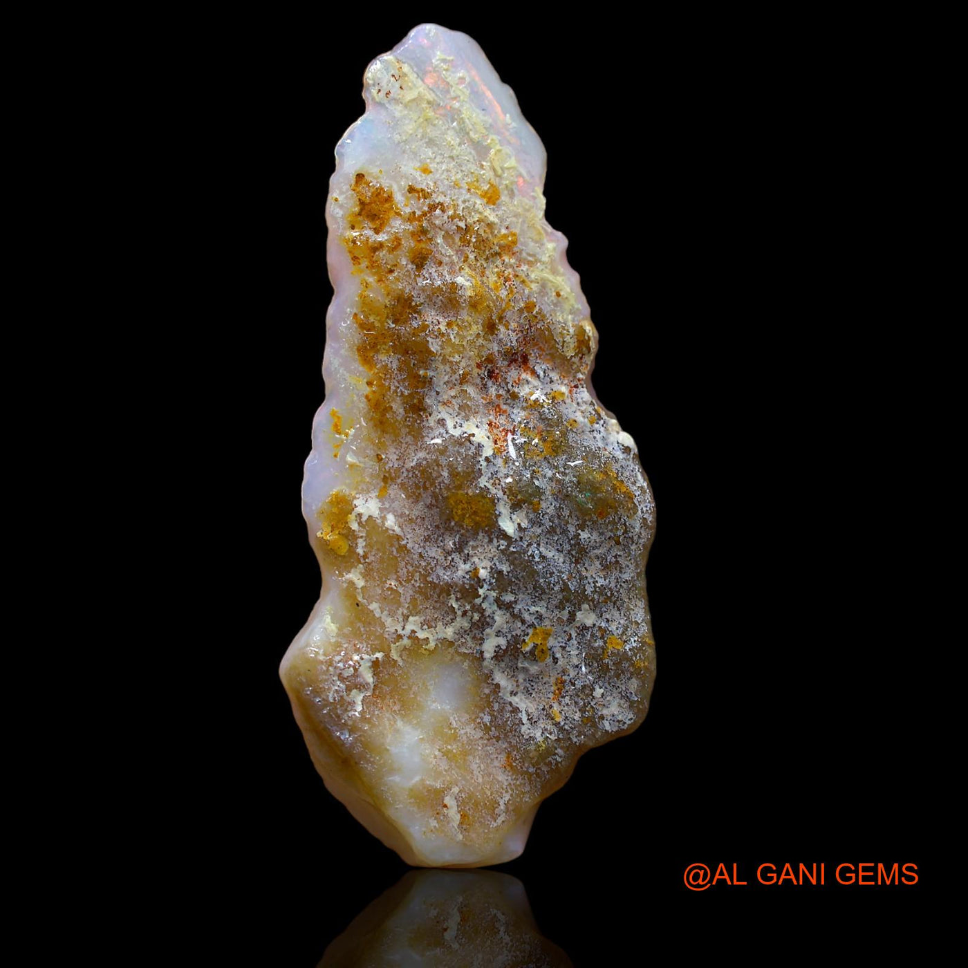 10.00 Cts Natural Australian Fire Opal Loose Gemstone Fancy Rough 39x17x4 mm RA-511
