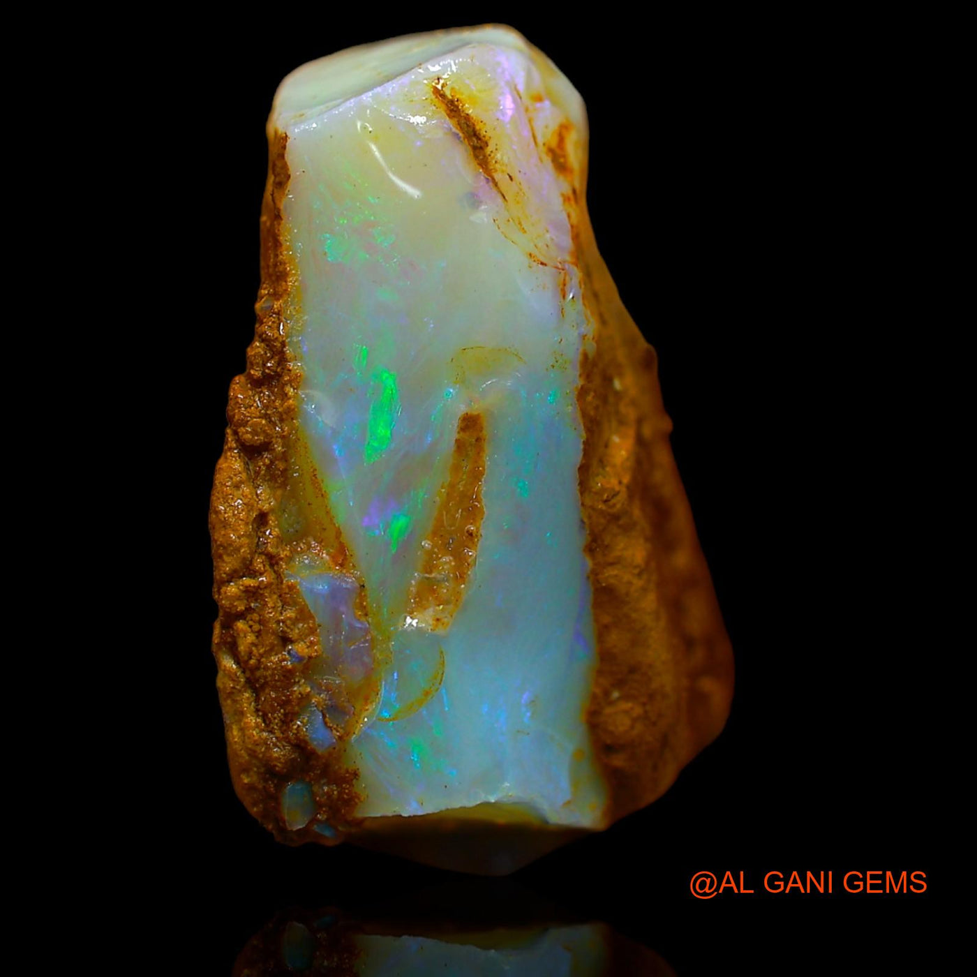 30.00 Cts Natural Australian Fire Opal Fancy Rough Loose Gemstone For Jewelry 28x19x11 mm RA-513