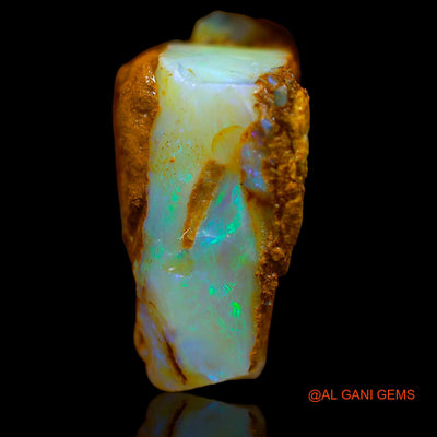30.00 Cts Natural Australian Fire Opal Fancy Rough Loose Gemstone For Jewelry 28x19x11 mm RA-513