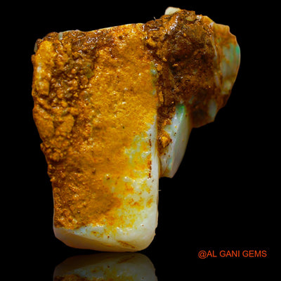 30.00 Cts Natural Australian Fire Opal Fancy Rough Loose Gemstone For Jewelry 28x19x11 mm RA-513