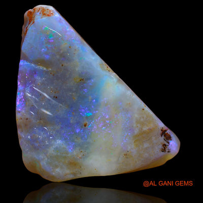 Natural Untreated Fire Opal Loose Gemstone Fancy Rough From Australia 27.00 Cts 34x21x7 mm RA-514
