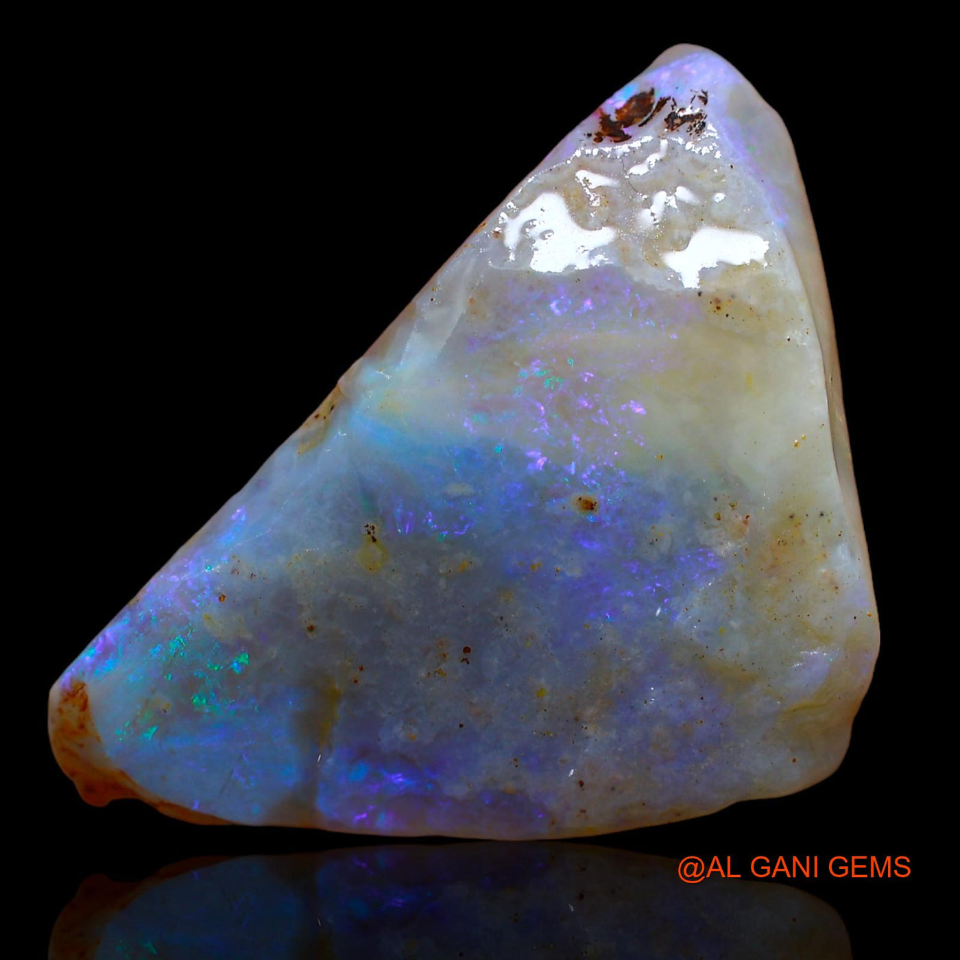 Natural Untreated Fire Opal Loose Gemstone Fancy Rough From Australia 27.00 Cts 34x21x7 mm RA-514
