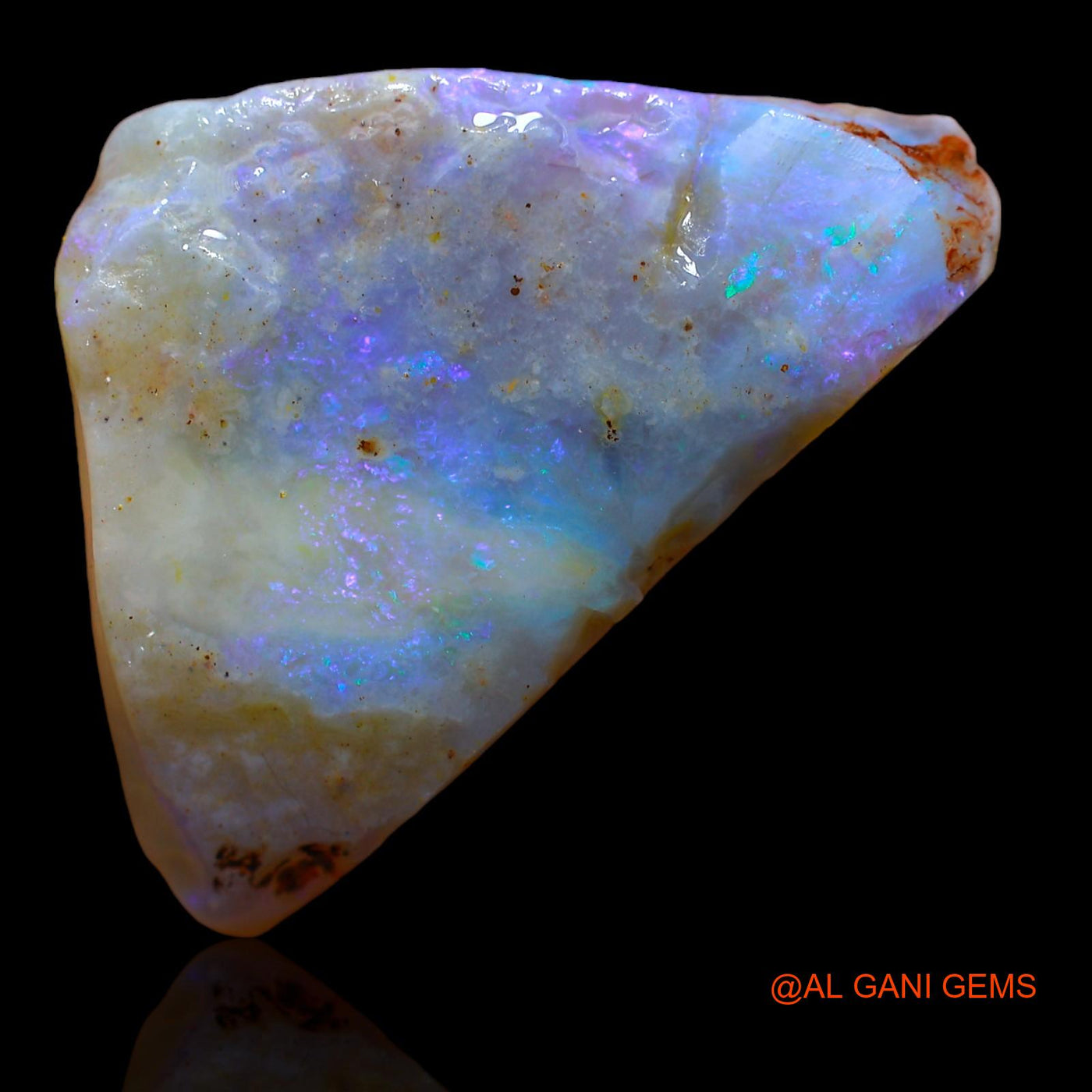 Natural Untreated Fire Opal Loose Gemstone Fancy Rough From Australia 27.00 Cts 34x21x7 mm RA-514