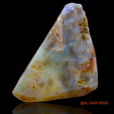Natural Untreated Fire Opal Loose Gemstone Fancy Rough From Australia 27.00 Cts 34x21x7 mm RA-514