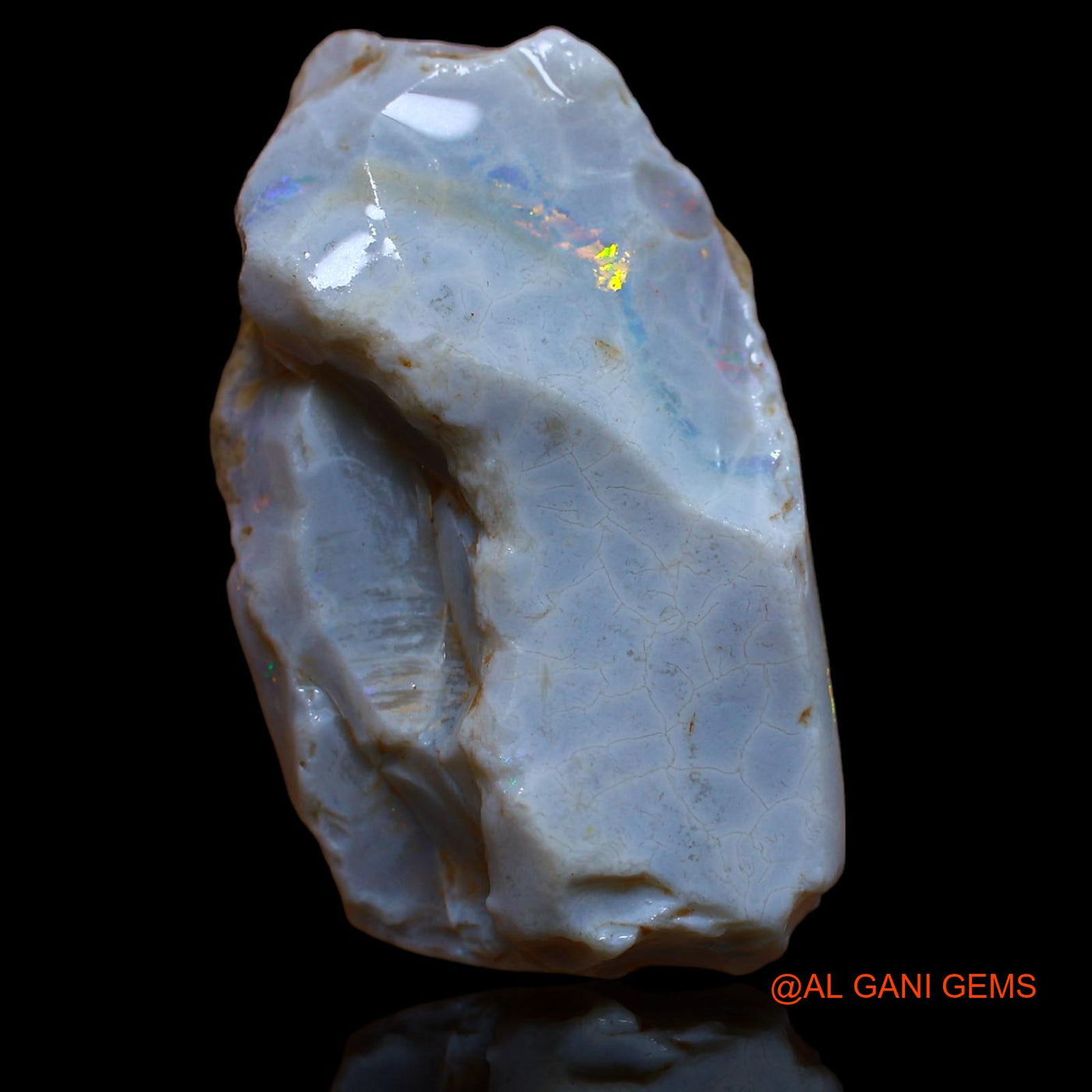 40.00 Cts Unheated Australian Fire Opal Loose Gemstone Fancy Rough Natural 31x17x14 mm RA-515