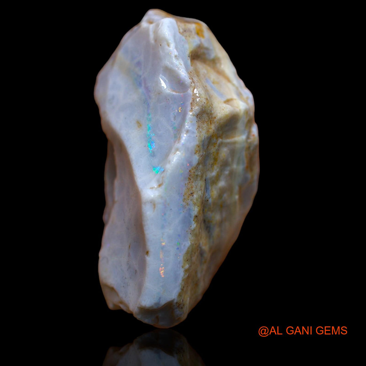 40.00 Cts Unheated Australian Fire Opal Loose Gemstone Fancy Rough Natural 31x17x14 mm RA-515