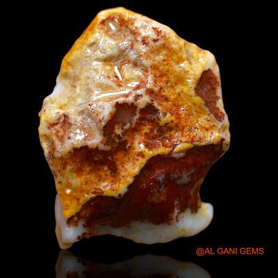 30.00 Cts Natural Australian Fire Opal Loose Gemstone Fancy Rough 30x24x9 mm RA-516