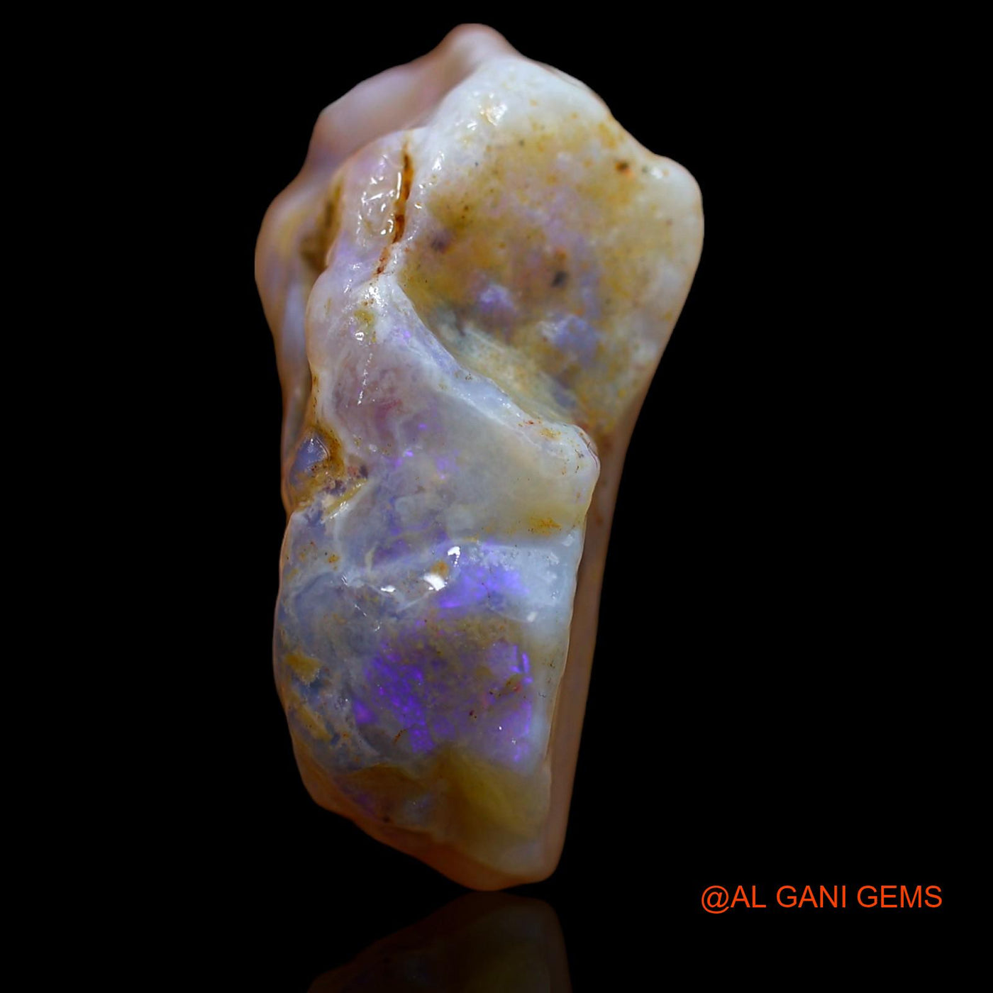 33.00 Cts Natural Australian Fire Opal Fancy Rough Loose Gemstone For Jewelry 30x22x11 mm RA-517