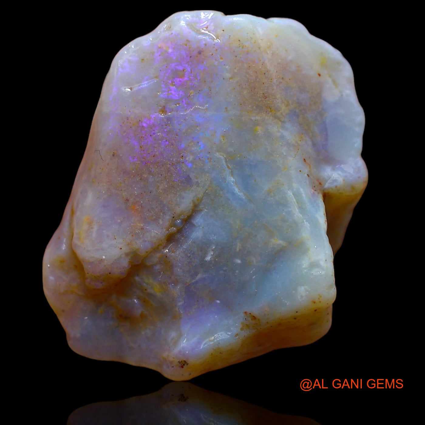 33.00 Cts Natural Australian Fire Opal Fancy Rough Loose Gemstone For Jewelry 30x22x11 mm RA-517
