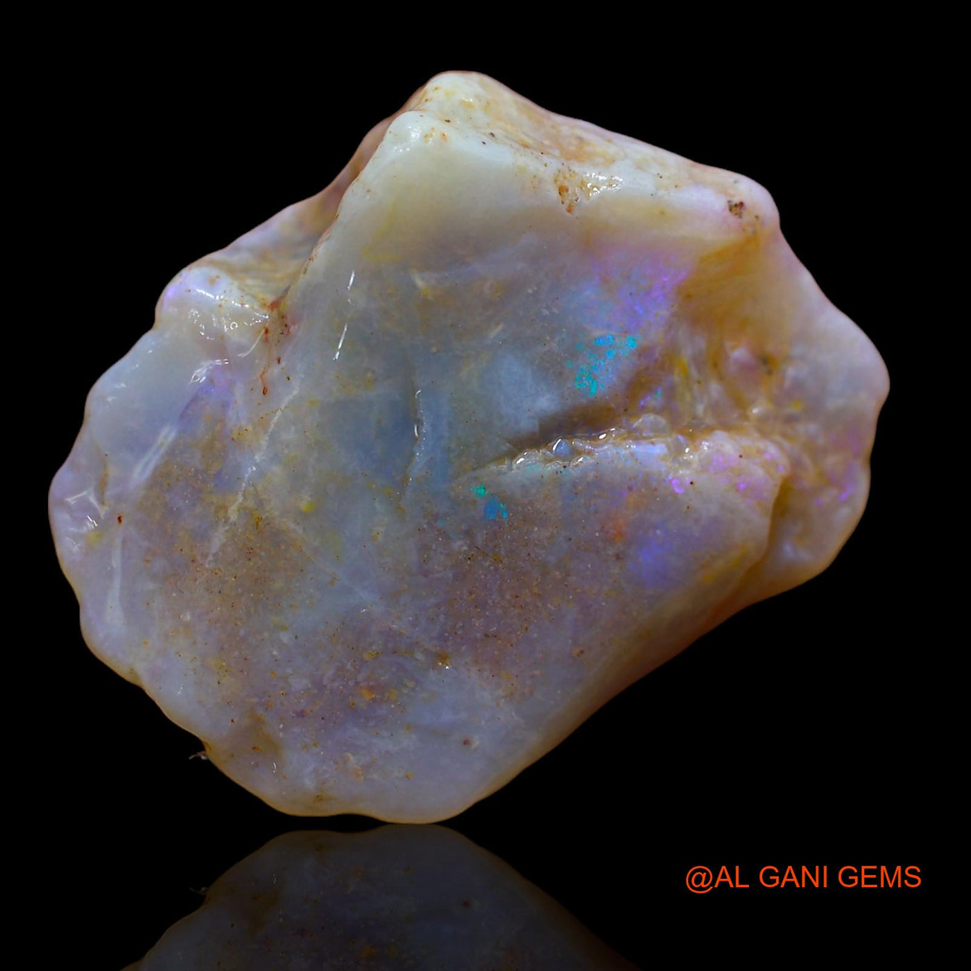 33.00 Cts Natural Australian Fire Opal Fancy Rough Loose Gemstone For Jewelry 30x22x11 mm RA-517
