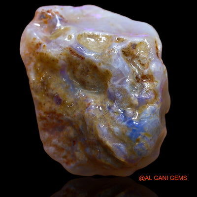 33.00 Cts Natural Australian Fire Opal Fancy Rough Loose Gemstone For Jewelry 30x22x11 mm RA-517