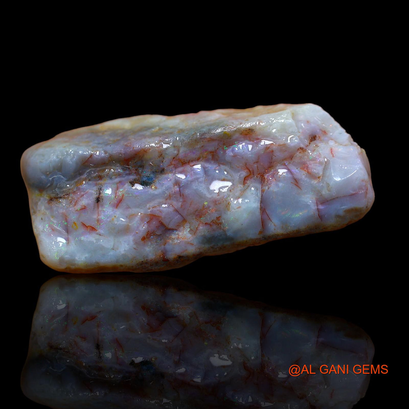 30.00 Cts Unheated Australian Fire Opal Loose Gemstone Fancy Rough Natural 32x15x10 mm RA-518