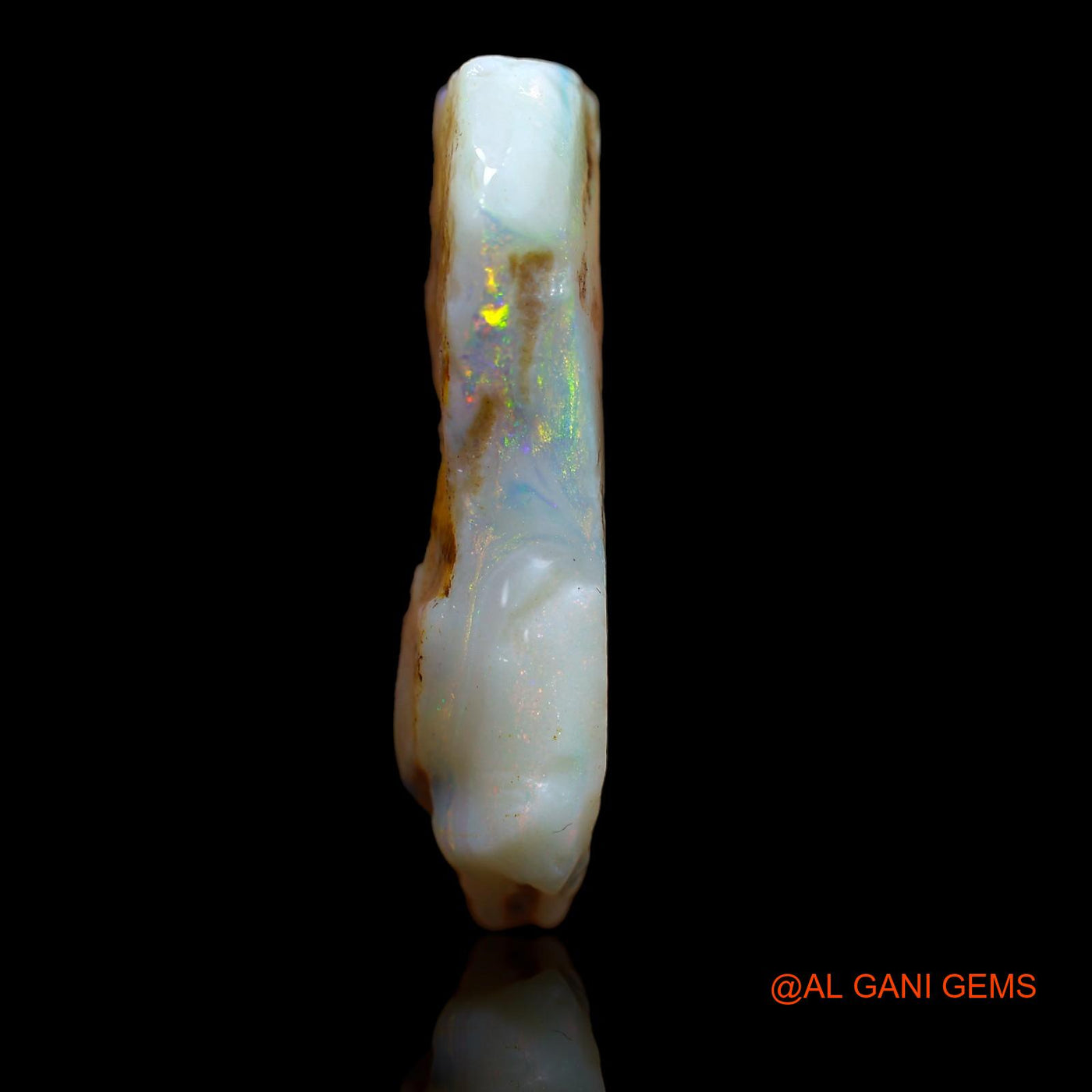 28.00 Cts Natural Australian Fire Opal Loose Gemstone Fancy Rough 34x18x7 mm RA-519
