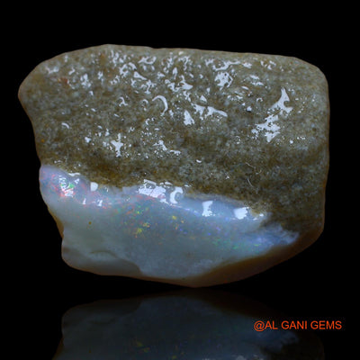 Natural Untreated Fire Opal Loose Gemstone Fancy Rough From Australia 27.00 Cts 28x21x6 mm RA-520