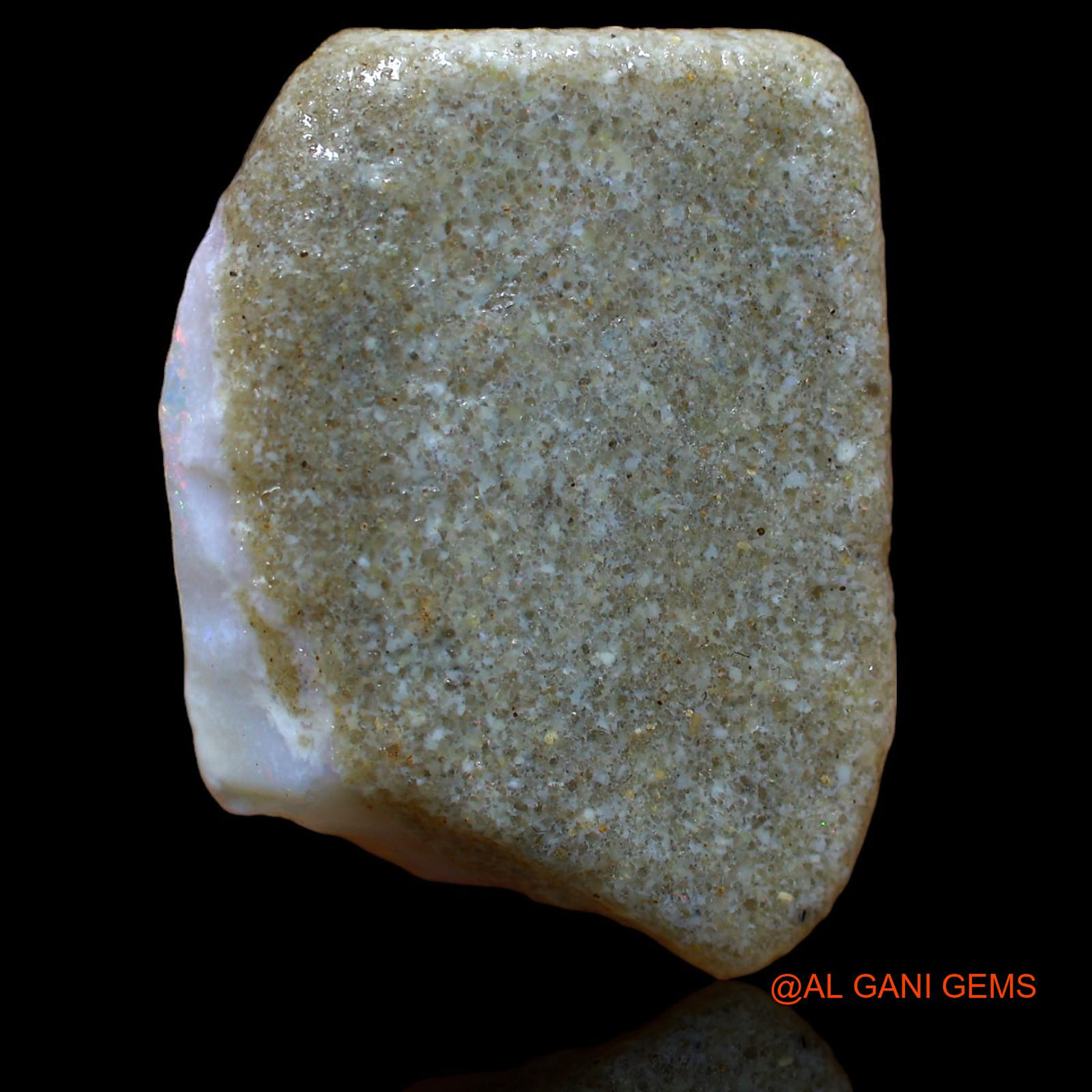 Natural Untreated Fire Opal Loose Gemstone Fancy Rough From Australia 27.00 Cts 28x21x6 mm RA-520