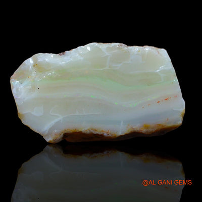 Natural Untreated Fire Opal Loose Gemstone Fancy Rough From Australia 45.00 Cts 26x23x14 mm RA-526