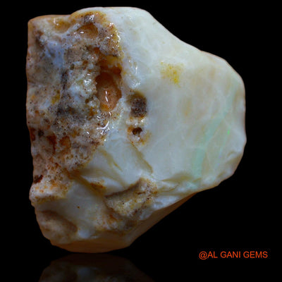 Natural Untreated Fire Opal Loose Gemstone Fancy Rough From Australia 45.00 Cts 26x23x14 mm RA-526
