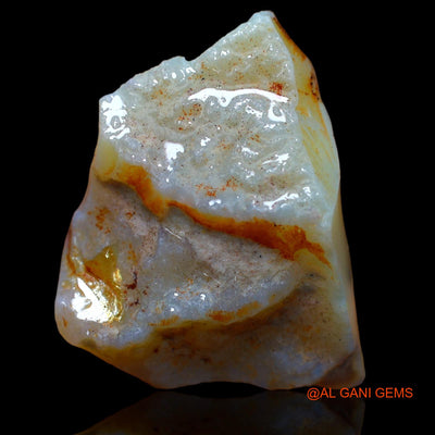 Natural Untreated Fire Opal Loose Gemstone Fancy Rough From Australia 30.00 Cts 30x23x9 mm RA-530