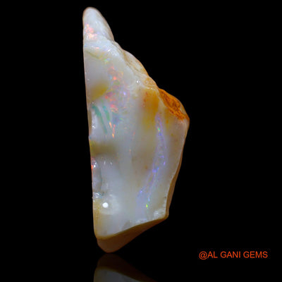 Natural Fire Opal Gemstone 32.00 Cts Loose Fancy Rough From Australia 32x19x13 mm RA-531