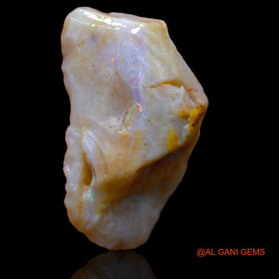 Natural Fire Opal Gemstone 32.00 Cts Loose Fancy Rough From Australia 32x19x13 mm RA-531