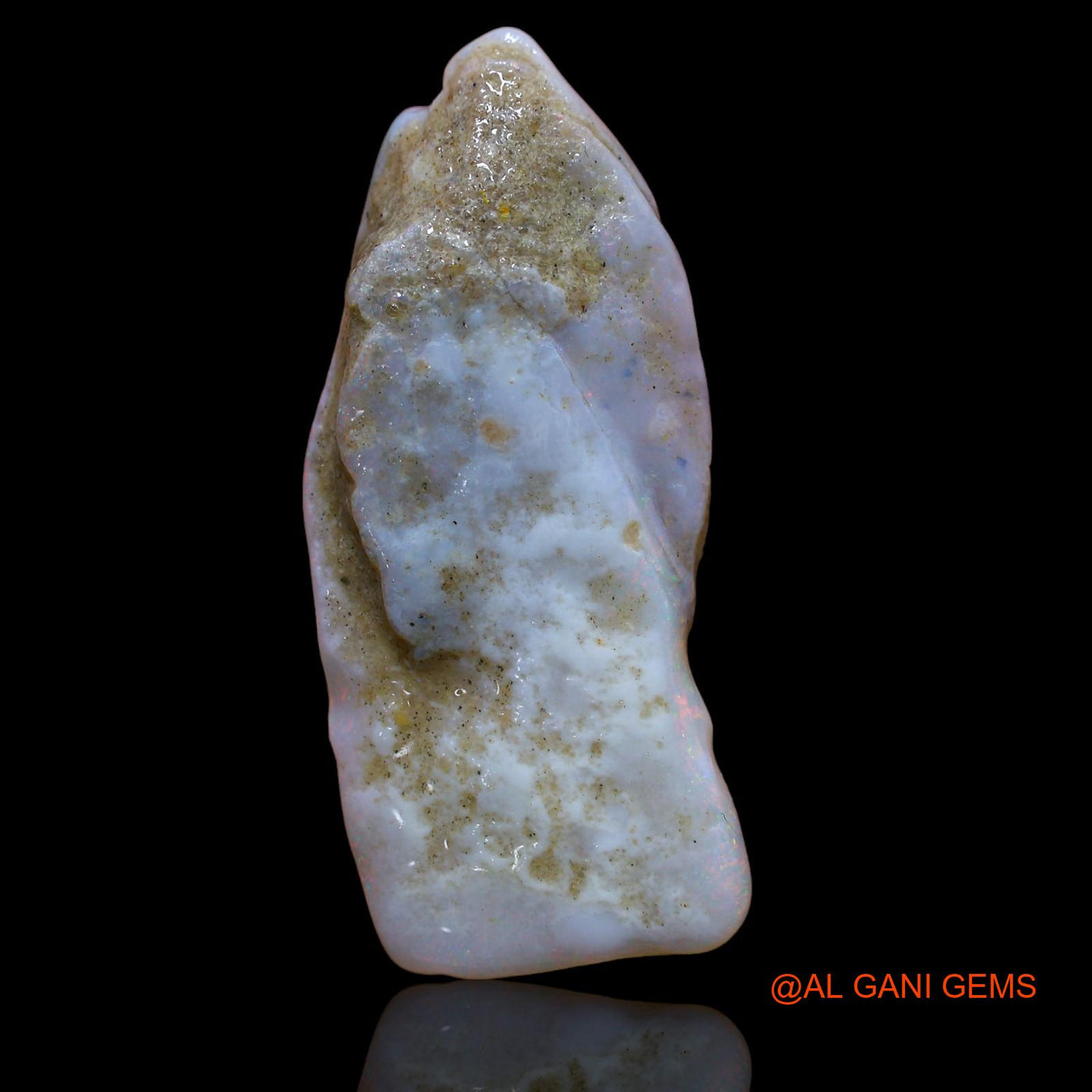 18.00 Cts Natural Australian Fire Opal Loose Gemstone Fancy Rough 40x17x5 mm RA-539
