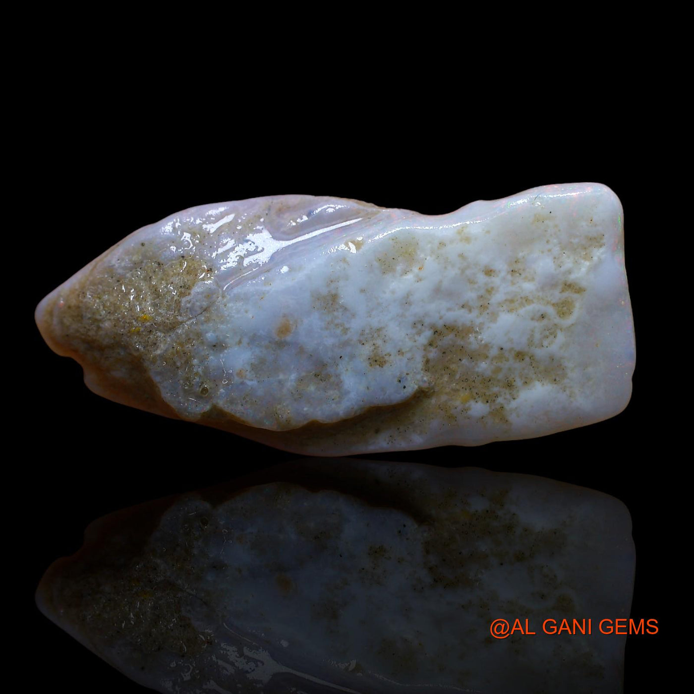 18.00 Cts Natural Australian Fire Opal Loose Gemstone Fancy Rough 40x17x5 mm RA-539