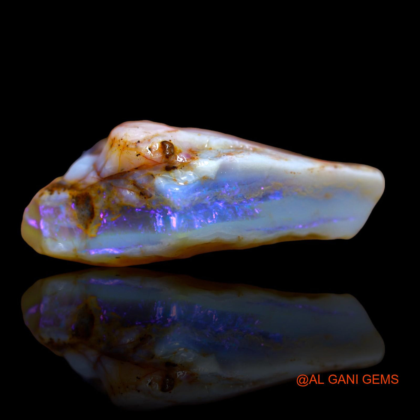 51.00 Cts Natural Australian Fire Opal Fancy Rough Loose Gemstone For Jewelry 33x27x13 mm RA-544