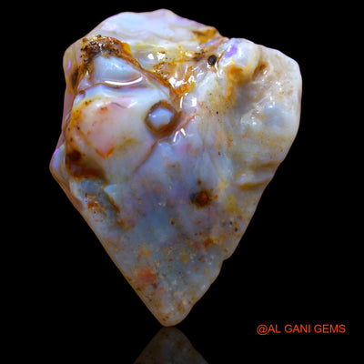 51.00 Cts Natural Australian Fire Opal Fancy Rough Loose Gemstone For Jewelry 33x27x13 mm RA-544