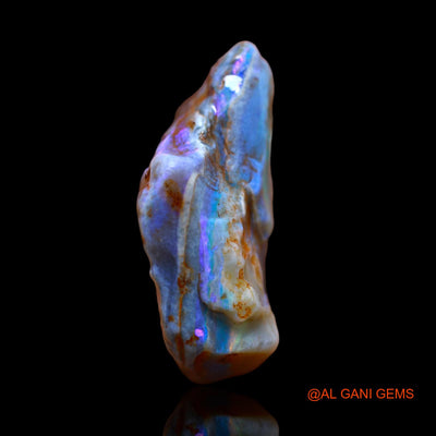 46.00 Cts Natural Australian Fire Opal Loose Gemstone Fancy Rough 29x24x12 mm RA-545