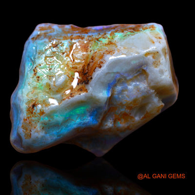46.00 Cts Natural Australian Fire Opal Loose Gemstone Fancy Rough 29x24x12 mm RA-545