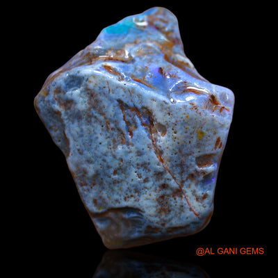 46.00 Cts Natural Australian Fire Opal Loose Gemstone Fancy Rough 29x24x12 mm RA-545