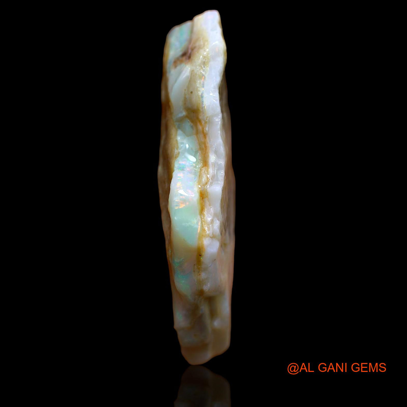 42.00 Cts Unheated Australian Fire Opal Loose Gemstone Fancy Rough Natural 43x22x8 mm RA-546