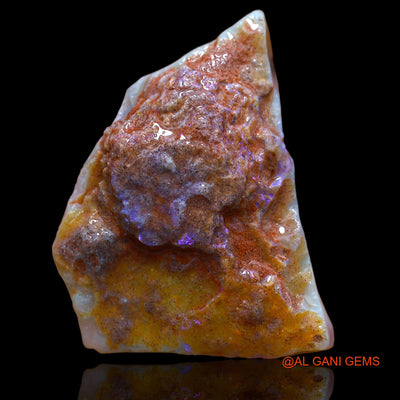 30.00 Cts Natural Australian Fire Opal Loose Gemstone Fancy Rough 32x24x8 mm RA-548