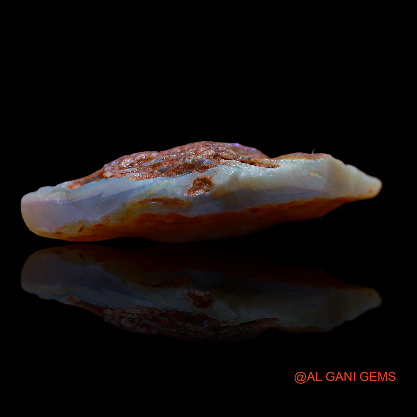 30.00 Cts Natural Australian Fire Opal Loose Gemstone Fancy Rough 32x24x8 mm RA-548