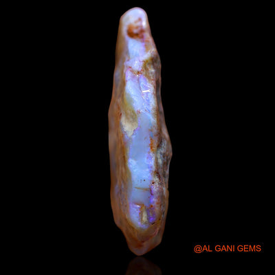 62.00 Cts Natural Australian Fire Opal Loose Gemstone Fancy Rough 41x30x9 mm RA-549