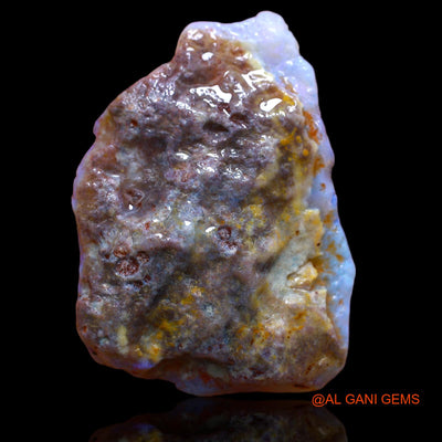 62.00 Cts Natural Australian Fire Opal Loose Gemstone Fancy Rough 41x30x9 mm RA-549
